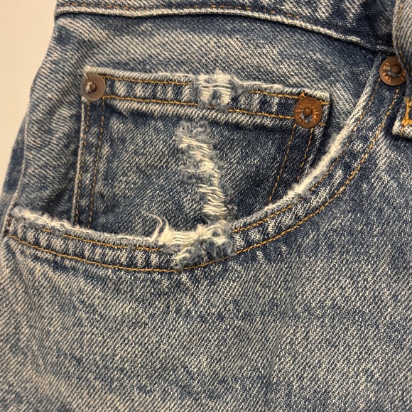 Agolde Classic Blue Relaxed Jeans - Picture 3 of 8